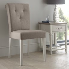 Meredith Pebble Grey Fabric Chair