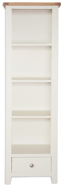 Beachcroft Beachcroft Cream Slim Bookcase