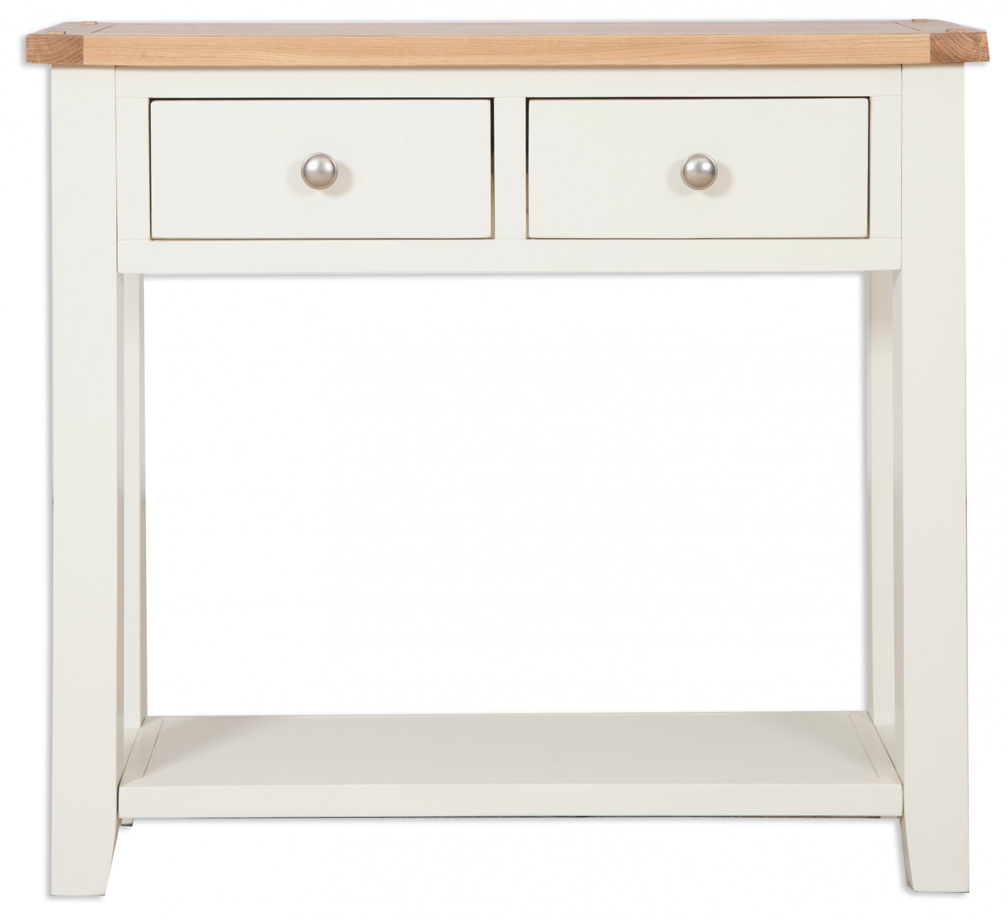 Beachcroft Cream 2 Drawer Console Table First Furnishings