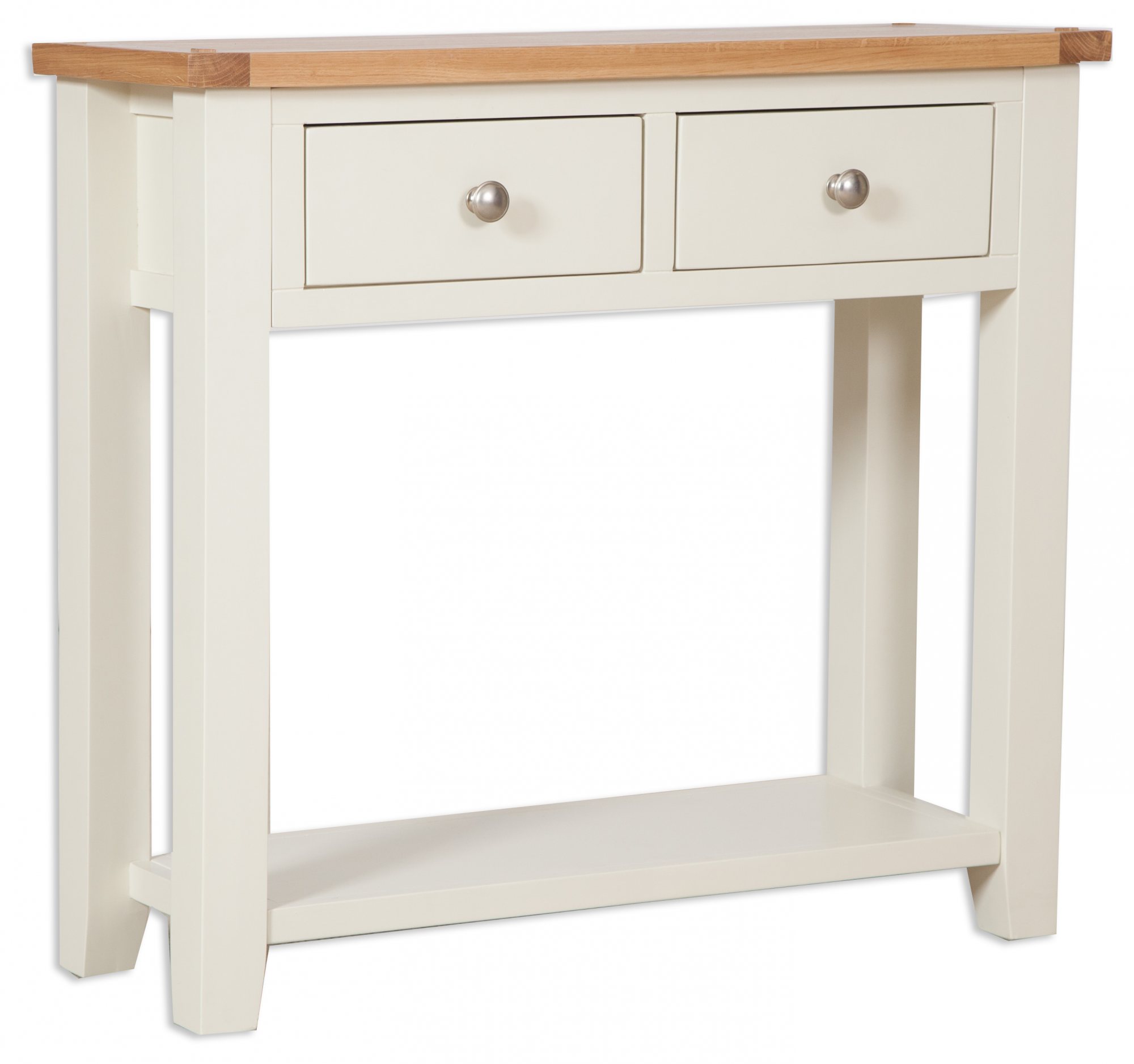 Beachcroft Cream 2 Drawer Console Table First Furnishings