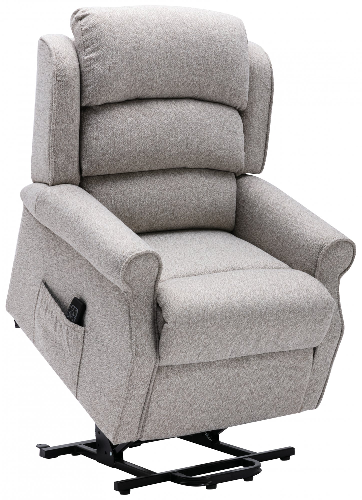 Double Riser Recliner Addison Dual Motor Riser Recliner in Linen - First Furnishings