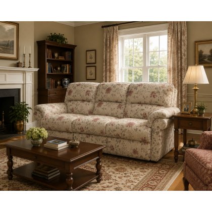 Sophie 3 Seater in Floral Nude