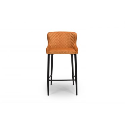 Martha Stool in Burnt Orange
