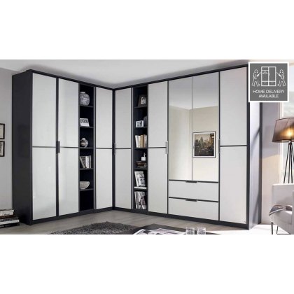 Evelyn 2 Door Hinged 2 Drawer Wardrobe