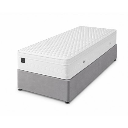 3ft Pocket Sprung Blue Cool Memory Foam Mattress with Auto Ottoman Base & Headboard