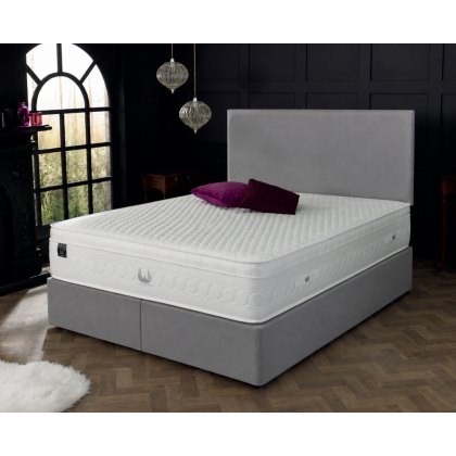 6ft Pocket Sprung Blue Cool Mattress with Front Open Ottoman & Headboard
