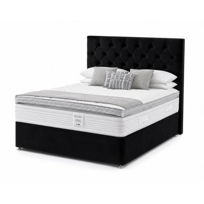 4ft 6 Kayflex Dual Season Mattress with 2 Drawer Divan & Headboard