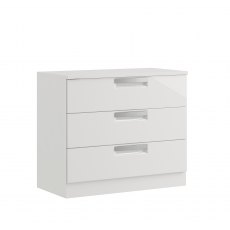 Miley High Gloss 3 Drawer Chest Miley High Gloss 3 Drawer Chest