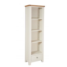 Beachcroft Cream Slim Bookcase