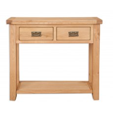 Beachcroft Light Oak 2 Drawer Console Table Beachcroft Light Oak 2 Drawer Console Table