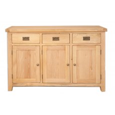 Beachcroft Light Oak 3 Door Sideboard Beachcroft Light Oak 3 Door Sideboard