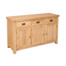 Beachcroft Light Oak 3 Door Sideboard