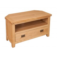 Beachcroft Light Oak Corner TV Cabinet