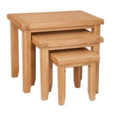 Beachcroft Light Oak Nest of Tables