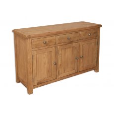 Beachcroft Rustic 3 Door Sideboard