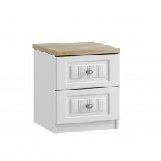Palma 2 Drawer Bedside Palma 2 Drawer Bedside