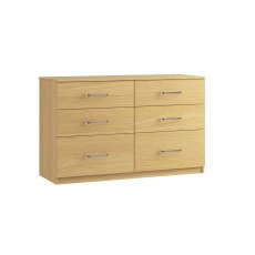 Rhianna 6 Drawer Twin Chest Rhianna 6 Drawer Twin Chest