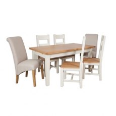 Beachcroft Cream 1.6 Extending Dining Table