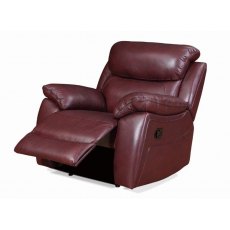 Rosanne Reclining Armchair in Burgundy