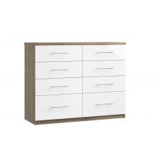 Cologne 8 Drawer Twin Chest