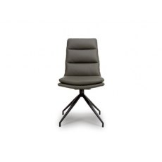 Nardia Truffle Swivel Chair Black Legs Nardia Truffle Swivel Chair Black Legs
