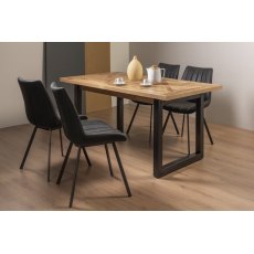 Invictus 4-6 Dining Table Set (Fontana Chairs in Dark Grey) Invictus 4-6 Dining Table Set (Fontana Chairs in Dark Grey)