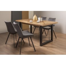 Invictus 4-6 Dining Table Set (Fontana Chairs in Grey) Invictus 4-6 Dining Table Set (Fontana Chairs in Grey)