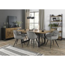 Invictus 6-8 Dining Table Set (Dali Grey Chairs) Invictus 6-8 Dining Table Set (Dali Grey Chairs)