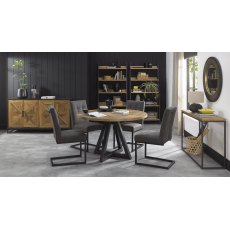 Invictus Circular Dining Table Set (Cantilever Chairs) Invictus Circular Dining Table Set (Cantilever Chairs)