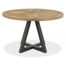 Invictus Circular Dining Table Set (Fontana Grey Chairs)