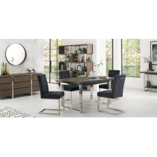 Trevino 4-6 Dining Table Set (Cantilever Grey) Trevino 4-6 Dining Table Set (Cantilever Grey)