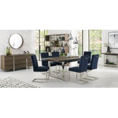 Trevino 6-8 Dining Table Set (Cantilever Blue) Trevino 6-8 Dining Table Set (Cantilever Blue)