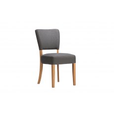 Alenka Pewter Dining Chair