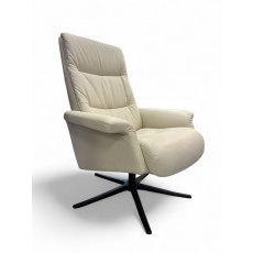 Sydney 2100 Manual Integrated Recliner Swivel Chair & Footstool