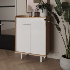 Belinda Tall Cabinet White
