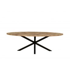 Keira Sunburst Oval Table Keira Sunburst Oval Table
