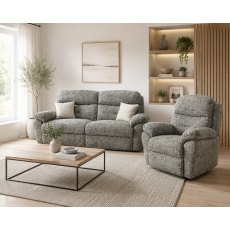 Luxembourg 3 Seater Power Recliner & Static Arm Chair Luxembourg 3 Seater Power Recliner & Static Arm Chair
