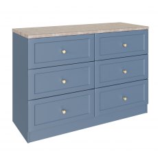 Merton 6 Drawer Twin Chest