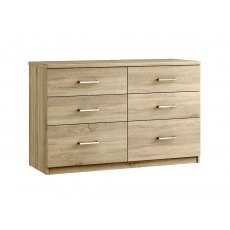 Montreal 6 Drawer Twin Chest