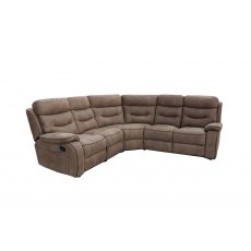 Gabrielle Manual Recliner Corner in Brown Gabrielle Manual Recliner Corner in Brown