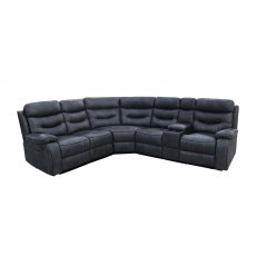 Gabrielle Manual Recliner Corner in Grey Gabrielle Manual Recliner Corner in Grey