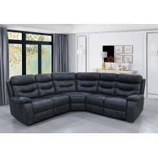 Gabrielle Manual Recliner Corner in Grey Gabrielle Manual Recliner Corner in Grey