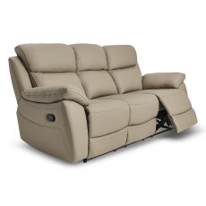 Rosanne 3 Seater Recliner in Taupe