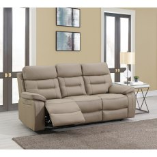 Belair 3 Seater Recliner in Taupe Belair 3 Seater Recliner in Taupe