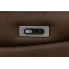 Tamara 2 Seater Recliner in Chestnut