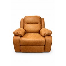 Morgan Manual Recliner in Tobacco Brown
