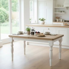 Wayland 1.3m Extending Dining Table