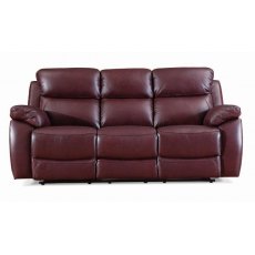 Rosanne 3 Seater Manual Recliner & Manual Recliner Arm Chair in Burgundy Rosanne 3 Seater Manual Recliner & Manual Recliner Arm Chair in Burgundy