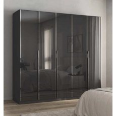 Evelyn 5 Door Hinged Wardrobe Evelyn 5 Door Hinged Wardrobe