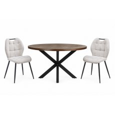 Natalie Dining Table with 2 Ally Chairs Natalie Dining Table with 2 Ally Chairs
